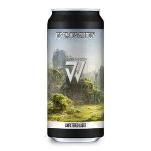 Can of craft lager