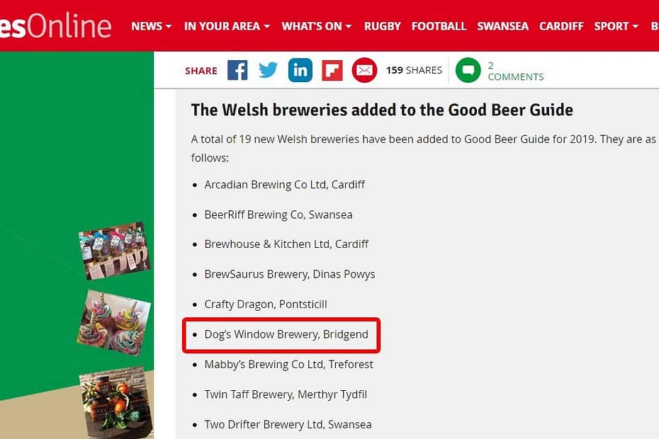 Wales online good beer guide